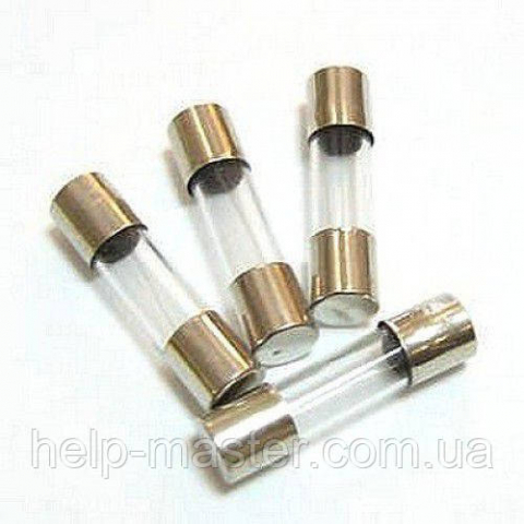 Запобіжник 6A 250 V; (5*20 стекло)