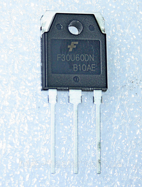 Діод F30U60DN  (30A;600V;90nS)