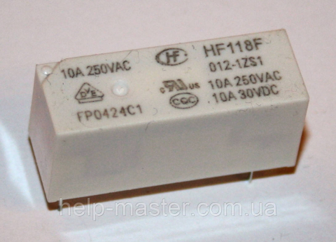 Реле HF118F-012-1ZS1 12VDC