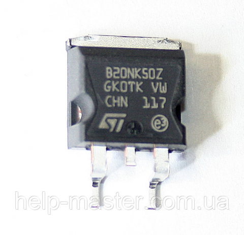 Транзистор STB20NK50Z (D2PAK)