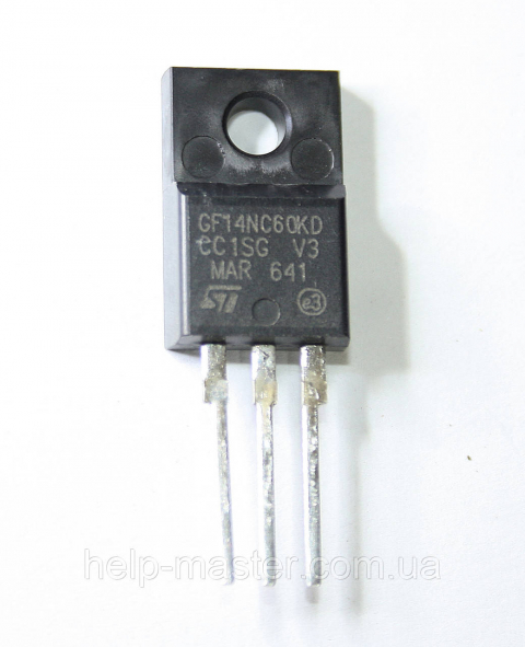 Транзистор STGF14NC60KD (TO-220FP)