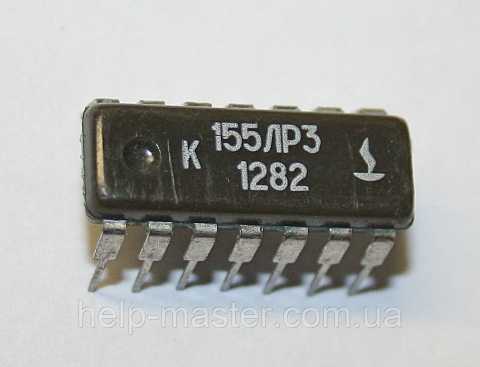 Мікросхема К155ЛР3 (DIP-14)