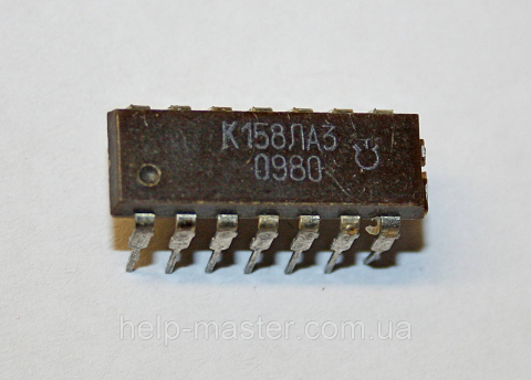Мікросхема К158ЛА3 (DIP-14)