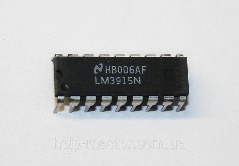 Мікросхема LM3915 (DIP-18)