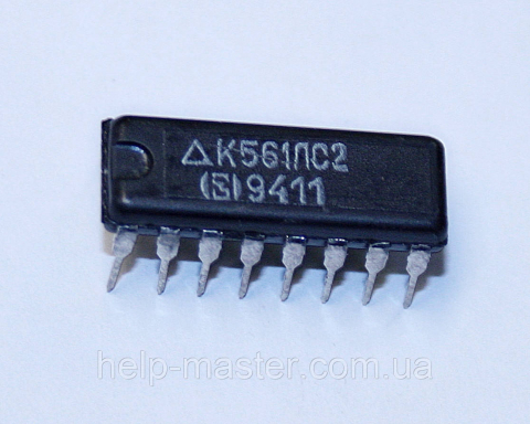 Мікросхема К561ЛС2 (DIP-16)