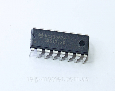 Микросхема MC33067P (DIP-16)