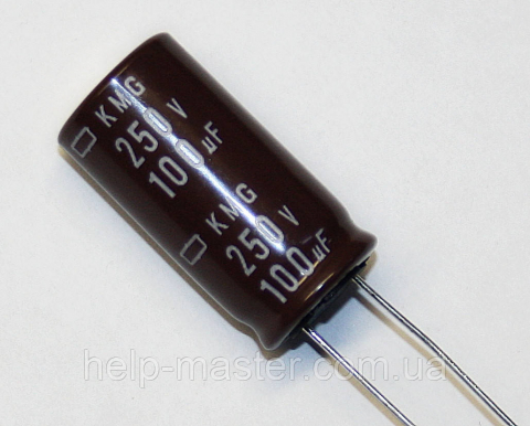 100 мкф-250v (105 °C) <KMG> 16*31