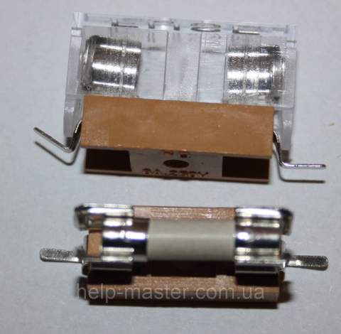 Збережник запобіжника 5х20 мм, 6А, 250V