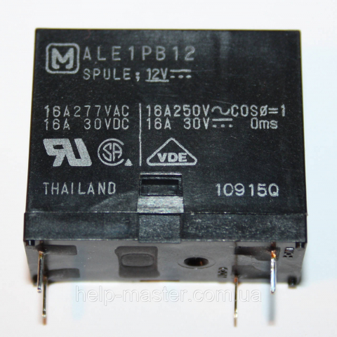 Електромеханічне реле ALE15B12 (12VDC)