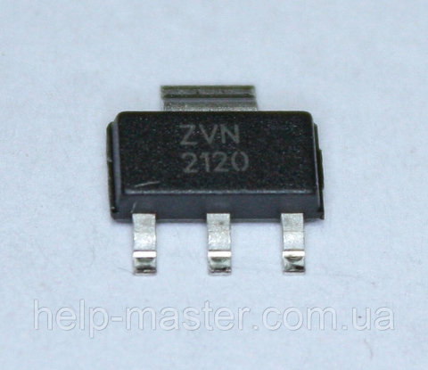 Транзистор ZVN2120G;  (SOT223)