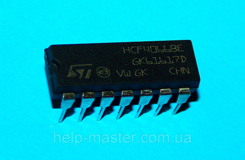 HCF4066BE; (DIP-14)