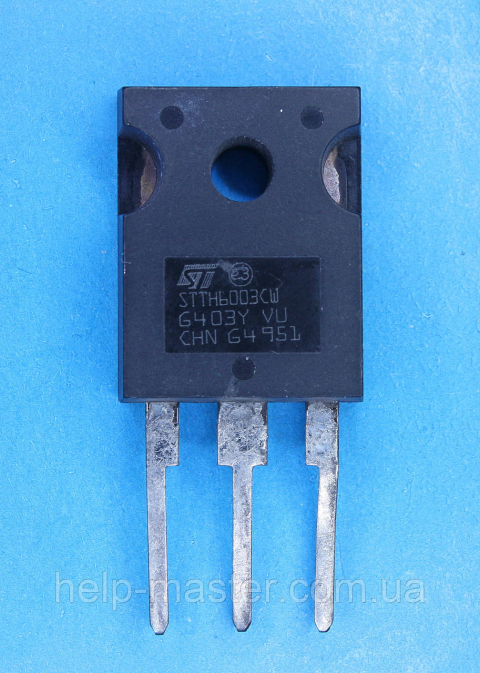 Діод STTH6003CW 60A; 300V; (TO247AC) 3 ноги.