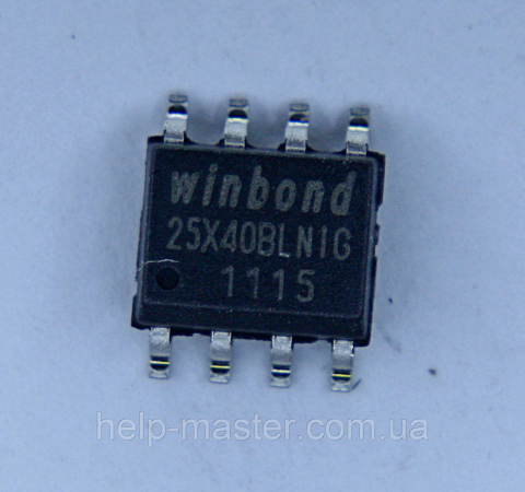 Мікросхема W25X40BLSNIG; (SOIC-8)