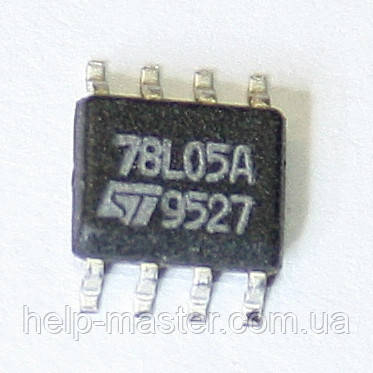 Мікросхема стабілізатор L78L05ACD13TR (SO-8)