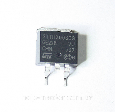 Диод STTH2003CG (2X10A; 300V) (D2PAK)