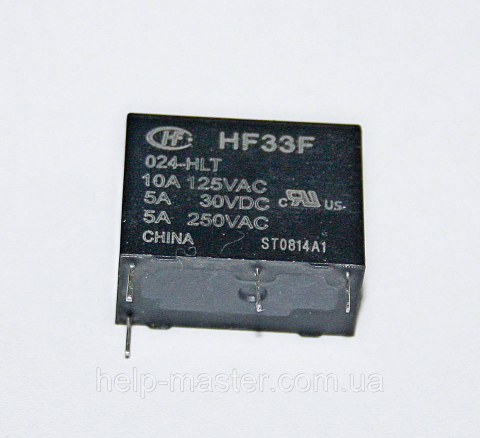 Реле HF33F/024-HLT (24VDC)
