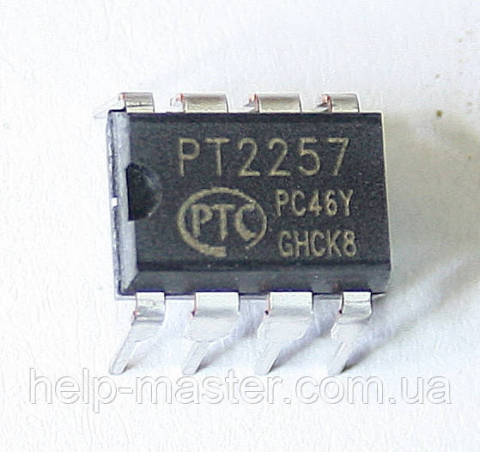 Мікросхема PT2257 DIP-8