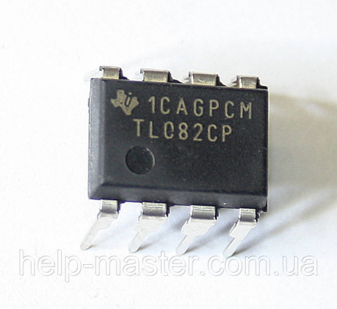 Мікросхема TL082CP (DIP-8)