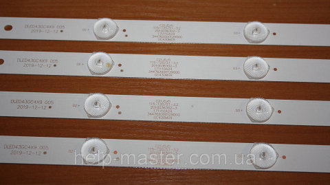 Комплект планок GC43D09-ZC21FG-04 PN:303GC430034