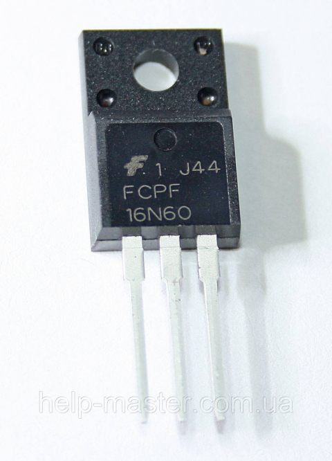 Транзистор FCPF16N60 (TO-220F)