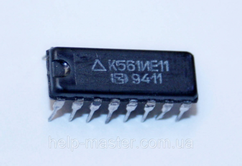 Мікросхема К561ИЕ11 (DIP-16)