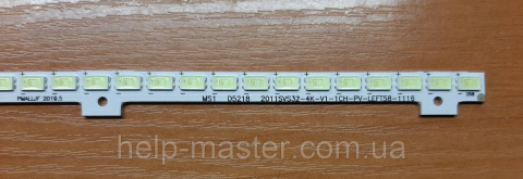 Планка LED-підсвітки SLED 2011SVS32-4K-V1-1CH-PV-LEFT58-1116