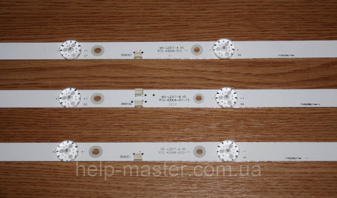 JS-D-JP43DM-A81EC + JS-D-JP43DM-B82EC (MS-L2317-A/B V5) – Комплект LED планок