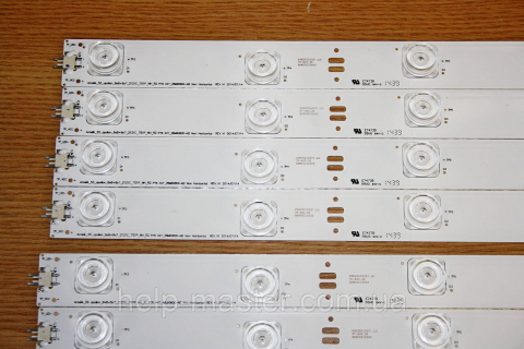 ZBJ60600-AB, ZBK60600-AB, ZBL60600-AB, ZBM60600-AB комплект led планок на телевизор