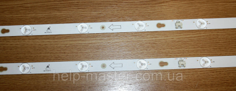Комплект LED планок 32HR330M07A2 TOT_32D2700_2X7_3030C_7S1P