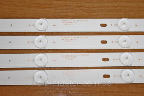 Комплект LED планок  OY39D08-ZC21F-04  PN:303WY390037