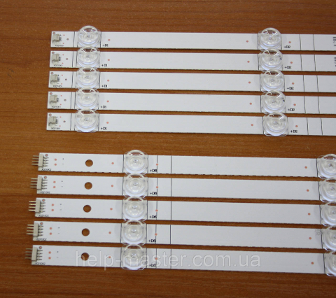 Комплект Led підсвічування S58M66-DS07-V01JL.D580A1330-365AS-M V2.0 (JL.D580A1330-003AS-M V01, CRH-BK58S13030T05