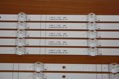 Комплект Led підсвічування S58M66-DS07-V01JL.D580A1330-365AS-M V2.0 (JL.D580A1330-003AS-M V01, CRH-BK58S13030T05