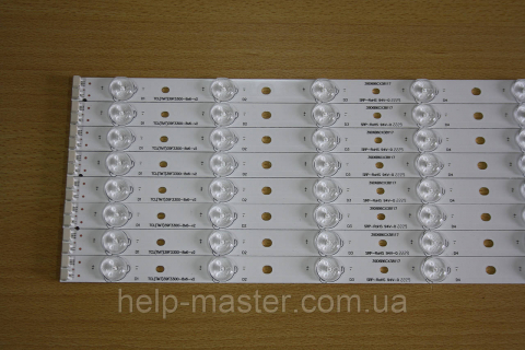 TCL(TMT)39F3300-8x6-v2-Комплект LED планок на 39''