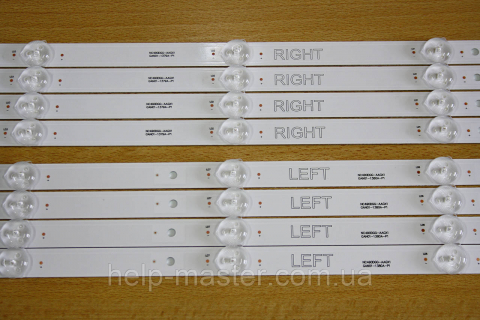 Комплект LED планок NC490DGG-AAGX1 (GAN01-1532A-P1/GAN01-1533A-P1, L+R)