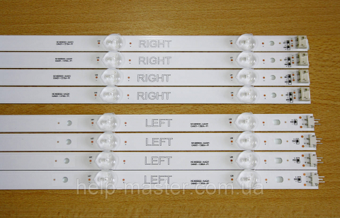 Комплект LED планок NC490DGG-AAGX1 (GAN01-1532A-P1/GAN01-1533A-P1, L+R)