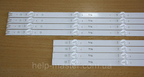 Комплект LED планок NC490DGG-AAGX1 (GAN01-1532A-P1/GAN01-1533A-P1, L+R)