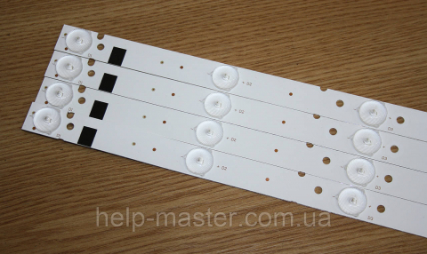 Комплект планок ZDCX40D10-ZC14F-02 PN:303CX400033