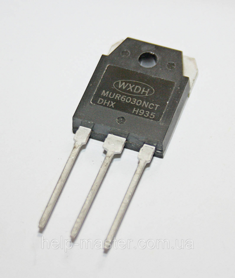 Діод ультрашвидкий MUR6030NCT (TO-3P)