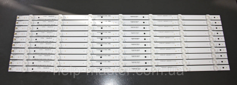 Комплект планок 55-HD550DU-B52-10X7-3030C-V0-20151012 EVERLIGHT LBM550M0701-LF-2(0)