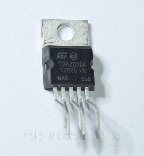 Мікросхема TDA2030A (TO-220-5)