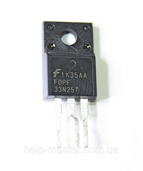 Транзистор FDPF33N25T (TO-220F)